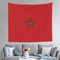 WZYWHJ Wandteppich mit Flagge von Marokko, 152,4 x 129,5 cm: weich, hochwertig und leicht, geeignet für Wandbehänge