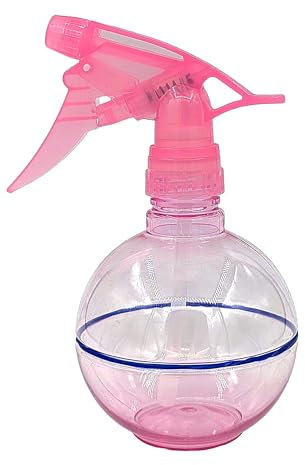 Eson Water Spray Bottle - Empty Refillable Fine Mist Sprayer for Hair - Ideal Refillable Trigger Sprayer Bottles for Hairdresser, Barber, Salon, Gardening (Pink, 300ml)