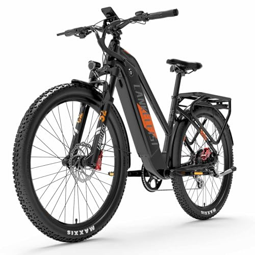 LANKELEISI MX600-Pro 27,5 Zoll Elektro-Trekking-Fahrrad
