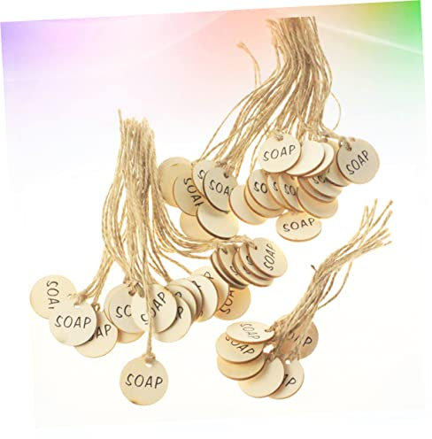 NUOBESTY 50 Pcs Etiquetas Colgantes Etiquetas De Botellas Etiquetas De De Boda Encanto Del Llavero Etiquetas De Cuello De Vino Producir Etiqueta Placa De Botella De Vino De Madera