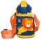 Borraccia Termica 350 ml con Cannuccia e Portaborraccia Sj Gang/SEVEN (leone)