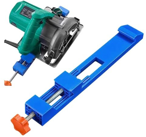 Guía de base de máquina de corte ajustable, guía de sierra circular, abrazadera de posicionamiento de fresado de sierra circular eléctrica, carril guía de sierra circular para carpintería