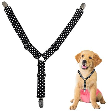 EUYKQNOI hundewindeln Clip hundewindel Pet Soft Hundewindel-Hosenträger,Hunde-Hosenträger, Hunde-Windelgeschirr, Hosenträger für Windeln, Damen, Welpen-Hosenträger, Bauchbänder, Haustier-Kleidung