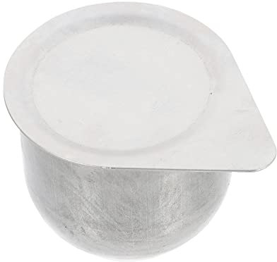 NUOBESTY Creuset De Fusion Fer pour Laboratoire Plat avec Couvercle Résistant Chaleur