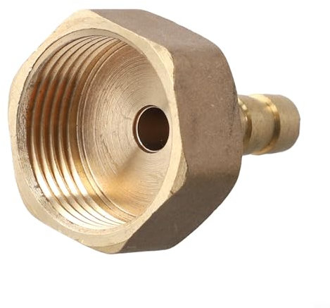 Manguera de latón con rosca hembra BSP de 3/4 pulgadas para múltiples usos de tubería (8 mm)