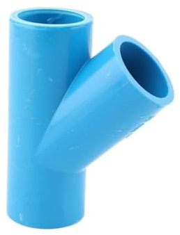 Conector de tubería de PVC Azul, 1 Pieza, Codo Recto, unión en T, Adaptador de tubería de Agua, 3, 4, 5 y 6 vías.(Blue,I.D 32mm)