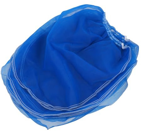 iplusmile 12 Stück Farbfilterbeutel Feinmaschiges Farbsieb Lackfilter feine Netztasche Farbsiebbeutel Sieb für Farbbeutel Siebbeutel für Farbe Mesh -Lacksieb Polyester Blue