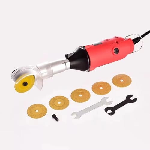 Toplionace Limpiadora de Ranuras de Azulejos Eléctrica de 220V CA, Herramienta Manual para Quitar Lechada con Velocidad Ajustable de 350W