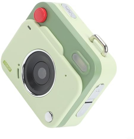 Jonikuper CCD Retro Digital Camera For Students, Small 1080P HD Video Photo Camera With Electronic Image Stabilization, For Travel And Presents(green)