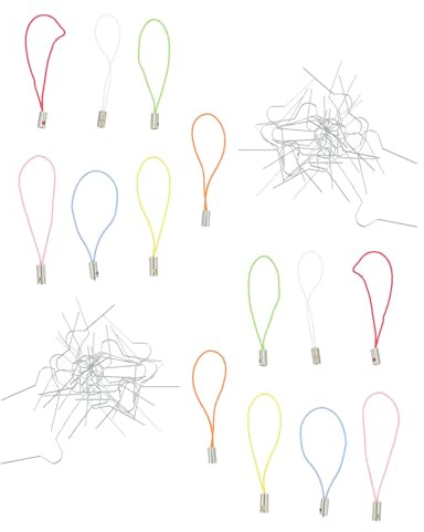 PRETYZOOM 100 Stück Selbstgemacht Hängekette mit Haken aus Metalldraht und Seil für Leichte Ostereier zum Aufhängen für Eltern und Kinder zum Basteln und Dekorieren zu Ostern
