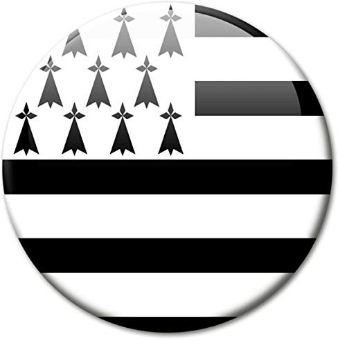 Kühlschrankmagnet Bretagne Flaggen Magnet Länder Reise Souvenir Flagge für Kühlschrank stark groß 50 mm