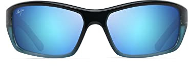 Maui Jim Polarized Men's and Women's Barrier Reef Wrap Sunglasses