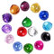 MerryNine Paquete de 15 prisma de bola de cristal de 30 mm, atrapador de brillo de sol, colgante de arco iris, prismas de cristales colgantes para ventanas, para Feng Shui (multicolor)