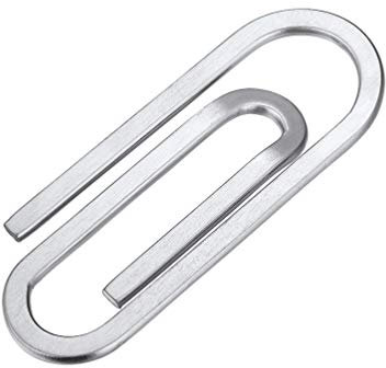 PROSTEEL Büroklammer Geldclip Herren Edelstahl Geldklammer Visitenkarte Kreditkarte Geldscheine Brieftasche Halter Personalisiert Weihnachten Jahrestag, Silber