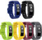 Ruentech Bracelet de rechange compatible avec bracelet d'activité Fitbit Ace 2 enfant - en silicone, 6 couleurs B.