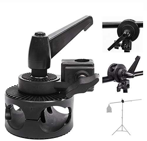 Single Swivel Grip Head Clamp Studio Boom Arm Bracket Reflector Holder Photo Photography