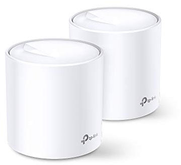 6 Sistema WiFi Mesh TP-Link Deco X60 AX3000 Confezione da 2 unità