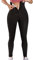 Yokbeer Damen Bauchweg Leggings | Figurformende Body Shaper Kompressionsleggins | Bauch Weg Shaping Leggins Hose Schwarz (Size : XL)