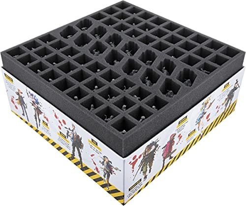 Feldherr Schaumstoff-Set kompatibel mit Zombicide: 2. Edition - Grundspielbox