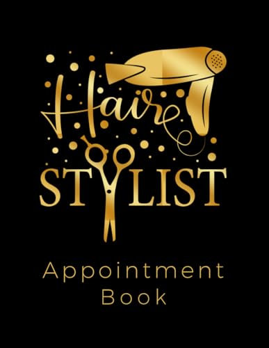 HAIR STYLIST APPOINTMENT BOOK: Undated 52 Week Salon Appointment Book | two year calendar | Hair Stylist & Barbershops.