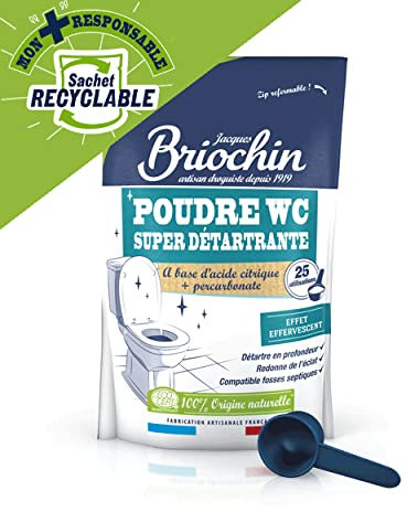 Jacques Briochin - Poudre WC super détartrante - 500g Ecocert