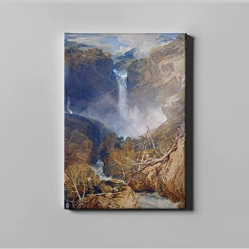 J.M.W. Turner - canvas - The Reichenbach Falls - 20x28 (50x70cm)