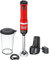 BLACK+DECKER Kitchen Wand Cordless Immersion Blender, Hand Blender with Charging Dock, Red (BCKM1011K06)