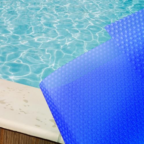 Pool Solarabdeckplane rechteck Stärke 300 mµ 3,00 m x 6,00 m Poolplane Abdeckung Luftpolsterfolie
