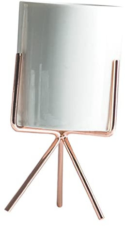 misppro Nordic Style Plant Stand with Flower Pot Succulent Planter Rack Holder Including White Planting Pot - L-Rose Gold 9.5cm Pot
