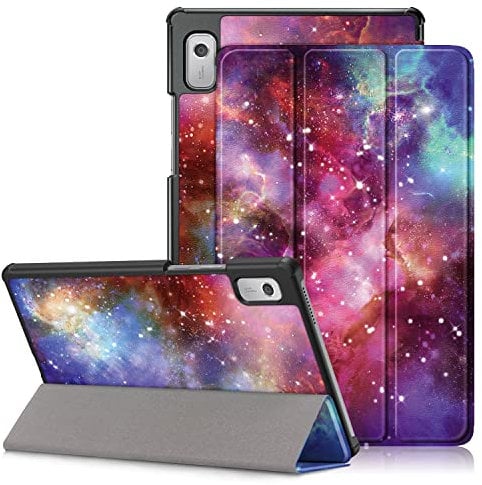 DINGGUAGUA for Lenovo Tab M9 Case 9inch 2023, Protective Folio Trifold Stand for Lenovo M9 TB-310FU Tablet Cover,Galaxy