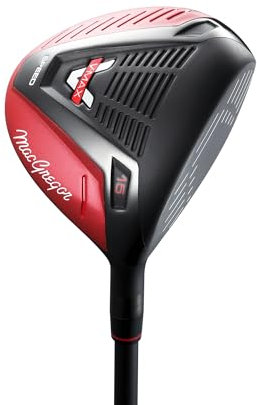 MACGREGOR Herren V-max Speed Leichtgewichtiger Fairway Regulard Flex Golfschläger, rot, Einheitsgröße