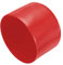 QUARKZMAN 4Pcs Embouts en Caoutchouc de 56mm de Diamètre Intérieur, Couvercle de Protection Vissé en Vinyle Rouge