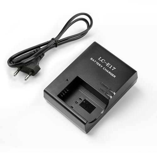 YUEFANSEN LP-E17 LC-E17 LC-E17C Chargeur de Batterie Compatible avec Canon EOS Rebel T7i T6i T6s SL3 SL2 9000D 8000D 760D 750D 200D M6 M5 M3 Kiss X8i