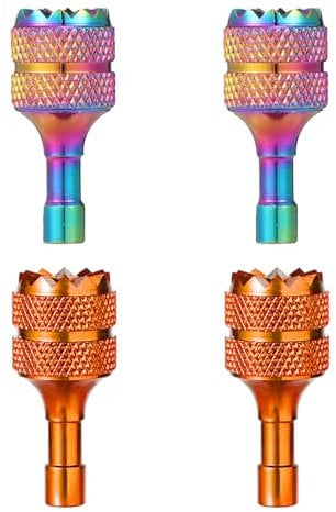 4pcs Drone Control Sticks, Mini Joystick Replacement Drone Controller Thumb Sticks Drone Joystick Compatible with DJI Mini 3 Pro DJI RC Smart Controller Accessories(Dazzling Color Orange)