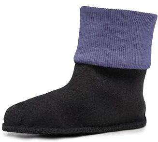 Ladeheid Kinder Gummistiefel Stiefelsocken Innenschuh Wärmende Socken für Regenstiefel LA-CA-10 LA-CA-11 (Kobalt, 22/23 EU)