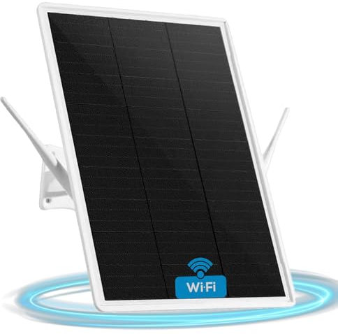 Repetidor WiFi Amplificador WiFi Inalámbrico Batería Solar Exterior, Potente Repetidor Señal WiFi Alcance 100 Metros, WiFi Extender 2.4 GHz 300 Mbit/s, Ideal para Grandes Espacios Remotos (32 * 24cm)