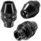 Portabrocas universal para Dremel, 0,8 – 3,2 cm, soporte para fresa, broca mecha, negro
