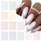 12 Blätter French Sticker Nägel,Farbverlauf French Tips Nail Sticker,French Line Nagelaufkleber,Farbverlauf-Nagelkunst-Designaufkleber,Selbstklebende Nagelaufkleber (Mehrfarbig)
