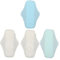 Ipetboom Lot De 4 Serviettes Hygiéniques Réutilisables En Tissu Doux Confortables Pour Les Règles Idéal Pour Les Femmes