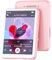 128GB Lettore MP3 Bluetooth 5.4, Oilsky 2,4'' Schermo Touch Mp3, Lettore Musicale MP3 Portatile con Altoparlanti, Radio FM, Ebook (Rosa)