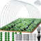30 unidades de túneles para plantas, túnel de lámina para bancal alto, túnel de túnel, bancal alto, neumáticos de invernadero, túneles de invernadero, túneles de invernadero, túneles para bancal