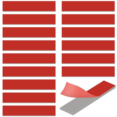 20 Cinta de Doble Cara para matrícula/Unidades de Almohadillas Adhesivas para matrícula/Almohadilla de Espuma de Doble Cara para Placas de matrícula de Coche/fijación de la Placa de autoadhesiva