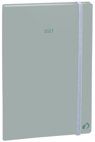 Quo Vadis - Kalender – 2026 – Minister – Wochenkalender – mehrsprachig – Pastellfarben – Hellgrün – 13 Monate von Dezember bis Dezember – 16 x 24 cm – Papier Clairefontaine weiß – hergestellt in