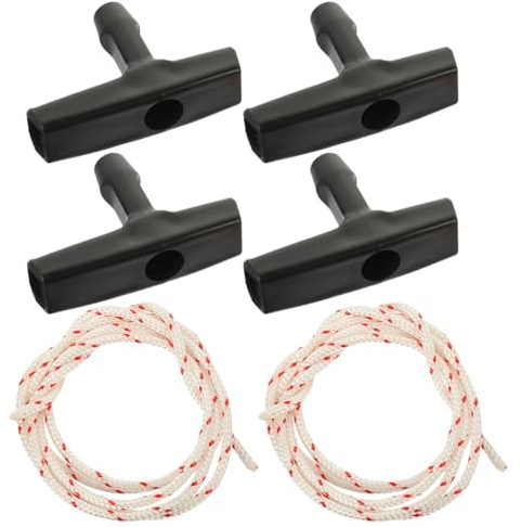 IWOWHERO 2 set Kit Corda di Emergenza per Porta Garage con Manici Corda Resistente per Sblocco Rapido e Scala Soffitta Uso per Porte Garage e Scale Attic