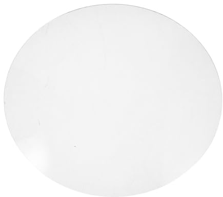 Beavorty Convex Glass Clock Cover 8 Inch round Dome Mantel Clock Front Replacement Panel for Easy Reading and Cleaning, Suitable for Living Rooms and Offices