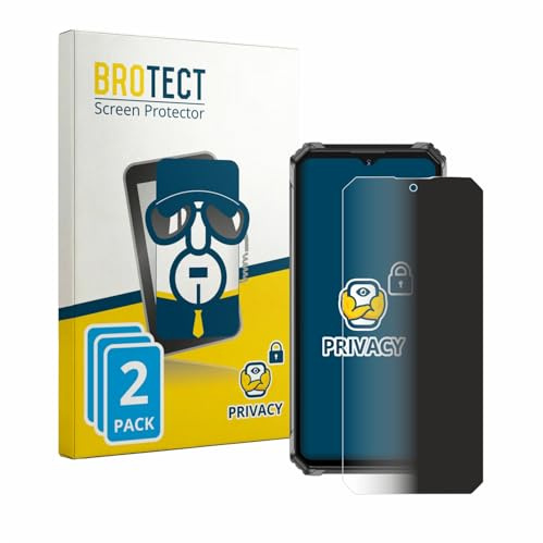 BROTECT 2 Stück Anti-Spy Blickschutzfolie für Oukitel G7 Privacy Screen Protector [Displayschutz-Folie, Sichtschutz, Blaulichtfilter]