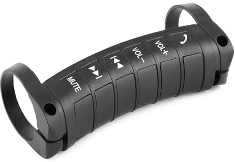 VBESTLIFE Telecomando con Pulsanti Al Volante, Controller DVD Universale 2 Din con Navigazione Wireless, per Autoradio, 6 Pulsanti Personalizzabili, Risposta Alle Chiamate e Aggiunta Sottotitoli,