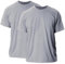 Gildan Unisex's Ultra Cotton T-Shirt, Style G2000, Multipack, Sport Grey (2-Pack), L (Pack of 2)