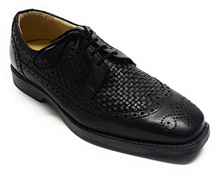 Manz Softflex Ago H Cow-Milled Herren Schuhe Schnürhalbschuhe 148005-03 Schwarz (47 EU)