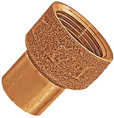 LÖT auf GEWINDE FITTING aus ROTGUSS (besser als Messing) > Übergangsmuffe i x IG(Rp) 4270G > 8 bis 67 mm WUNSCHGRÖSSE einfach selbst wählen >>> 22 mm x 3/4 Zoll